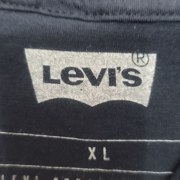 Men's Levi t-shirt. Navy blue. Size xl - Picture 3 of 4